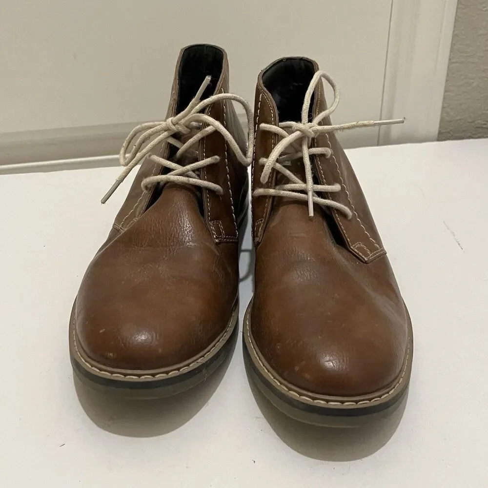 Arizona Jeans Co. Mens Az Dutton 625-7097 Brown Dress Shoes Lace Up Size 9.5M